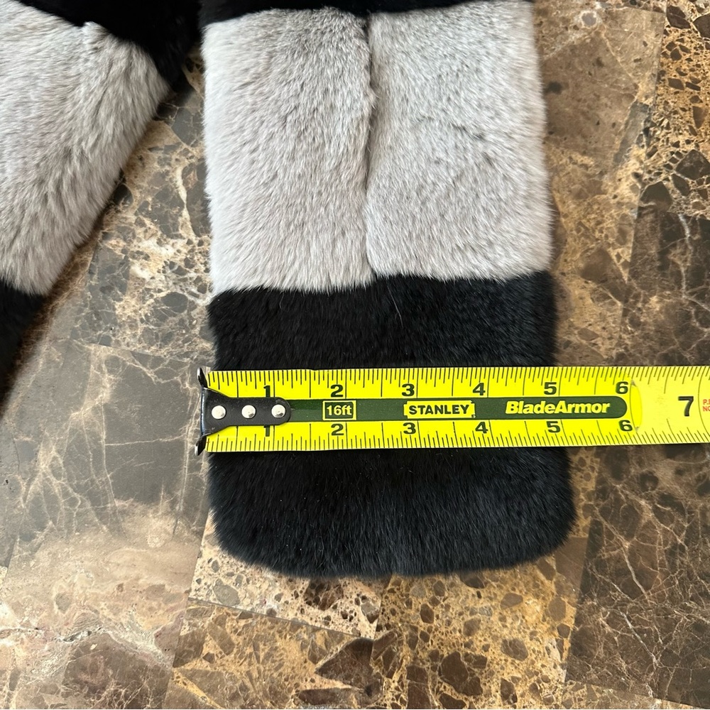 Authentic Surell Rex Fur Scarf - Picture 8 of 9
